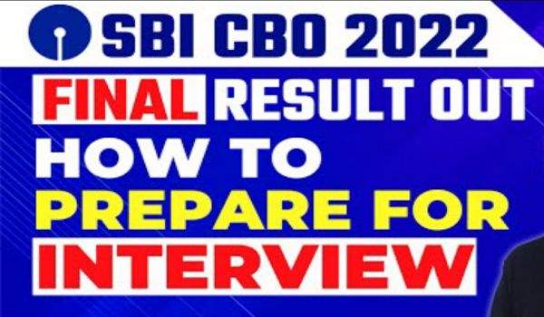 SBI CBO interview 2022