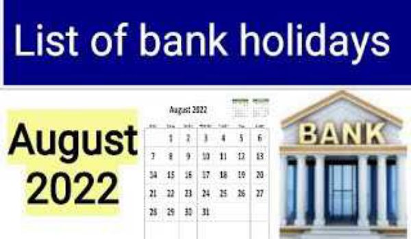 Bank Holidays August 2022