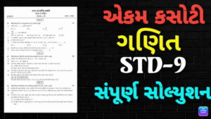 STD class 9th Math Solution July Periodical test 2022