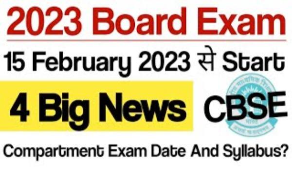 CBSE 2023 Exam Date Sheet
