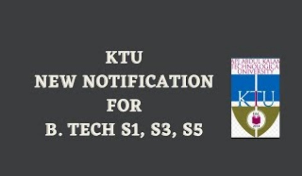 KTU Notification 2022