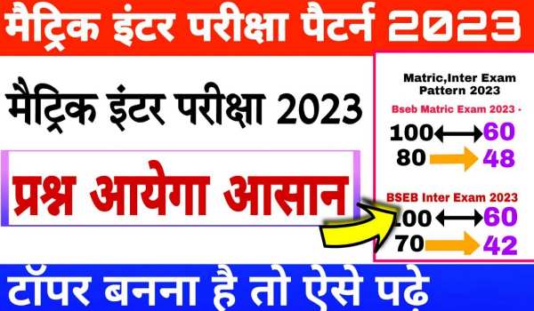 Bihar Board Exam 2023 Pattern