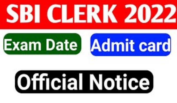 Sbi clerk prelims exam date 2022