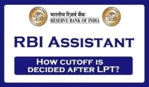 RBI Assistant Cut Off