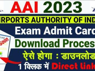 AAI Admit Card 2023 Direct Download Link