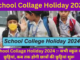 School Collage Holiday 2024